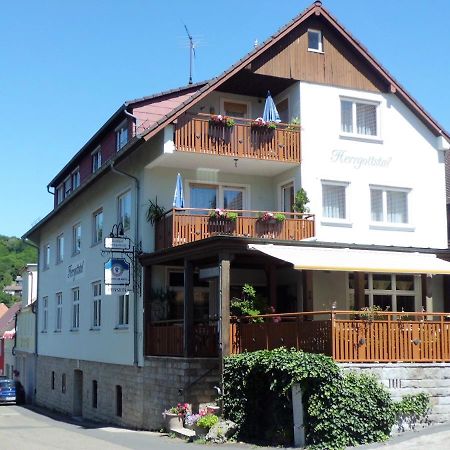 Restaurant - Pension Herrgottstal Creglingen Exterior foto