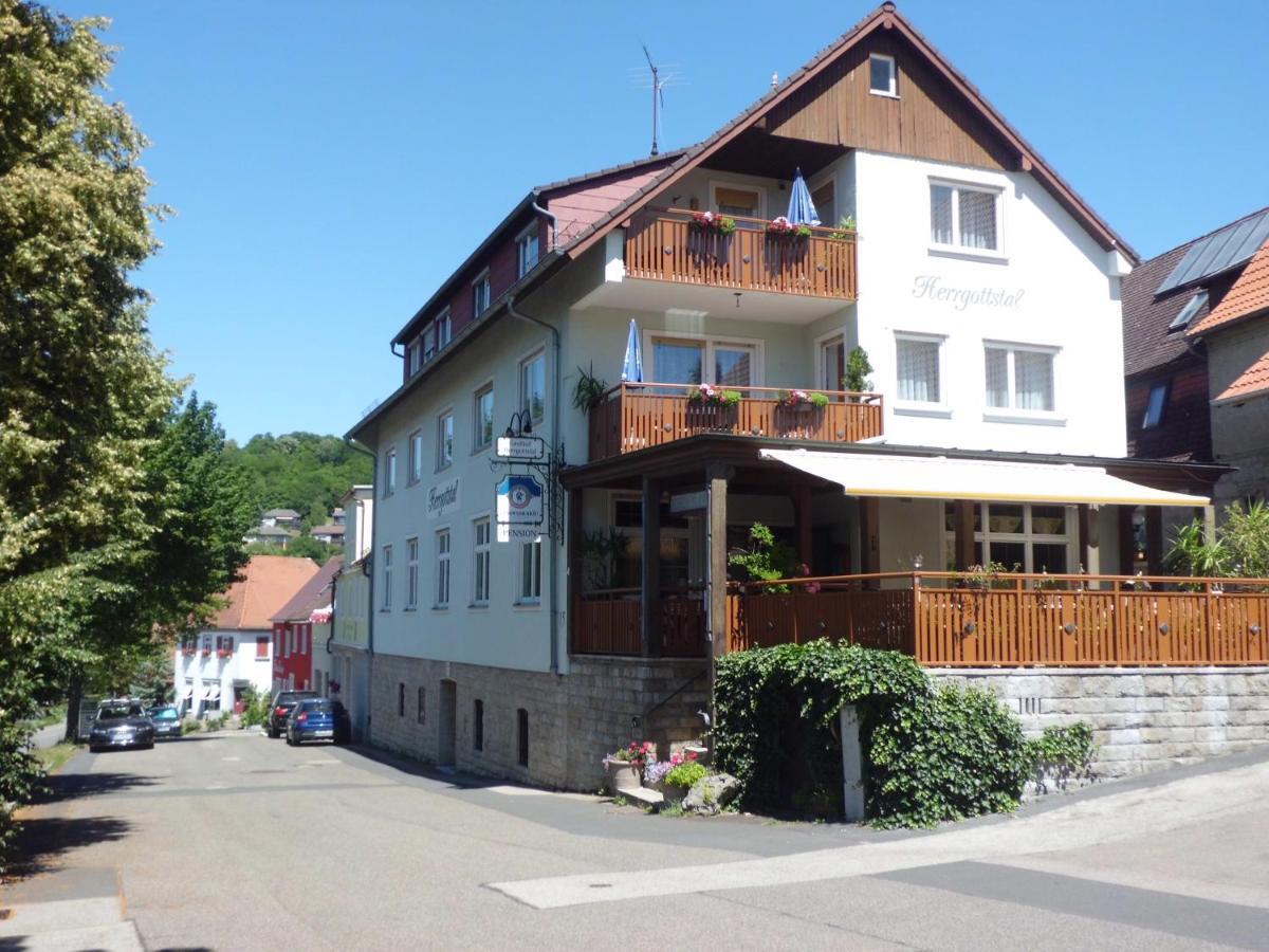 Restaurant - Pension Herrgottstal Creglingen Exterior foto